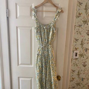 Lali's Women's Butterfly Dress, Mustard Wallpaper